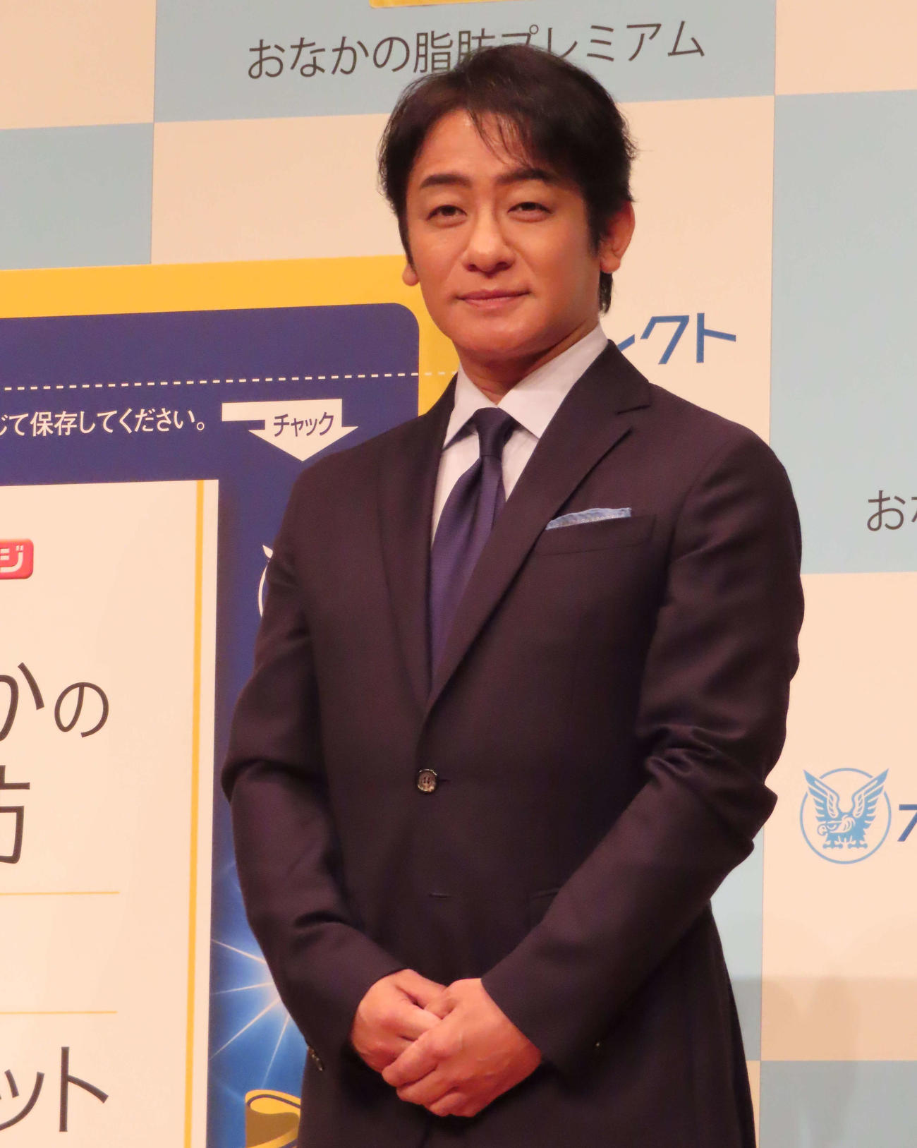 大正製薬ダイレクト「おなかの脂肪プレミアム」公式アンバサダー就任発表会に出席した片岡愛之助
