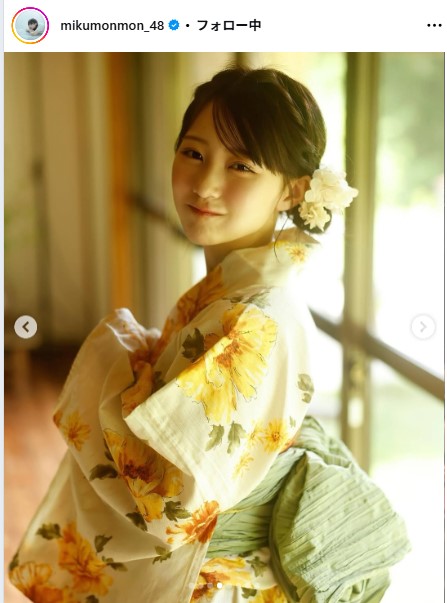 田中美久のインスタグラムから