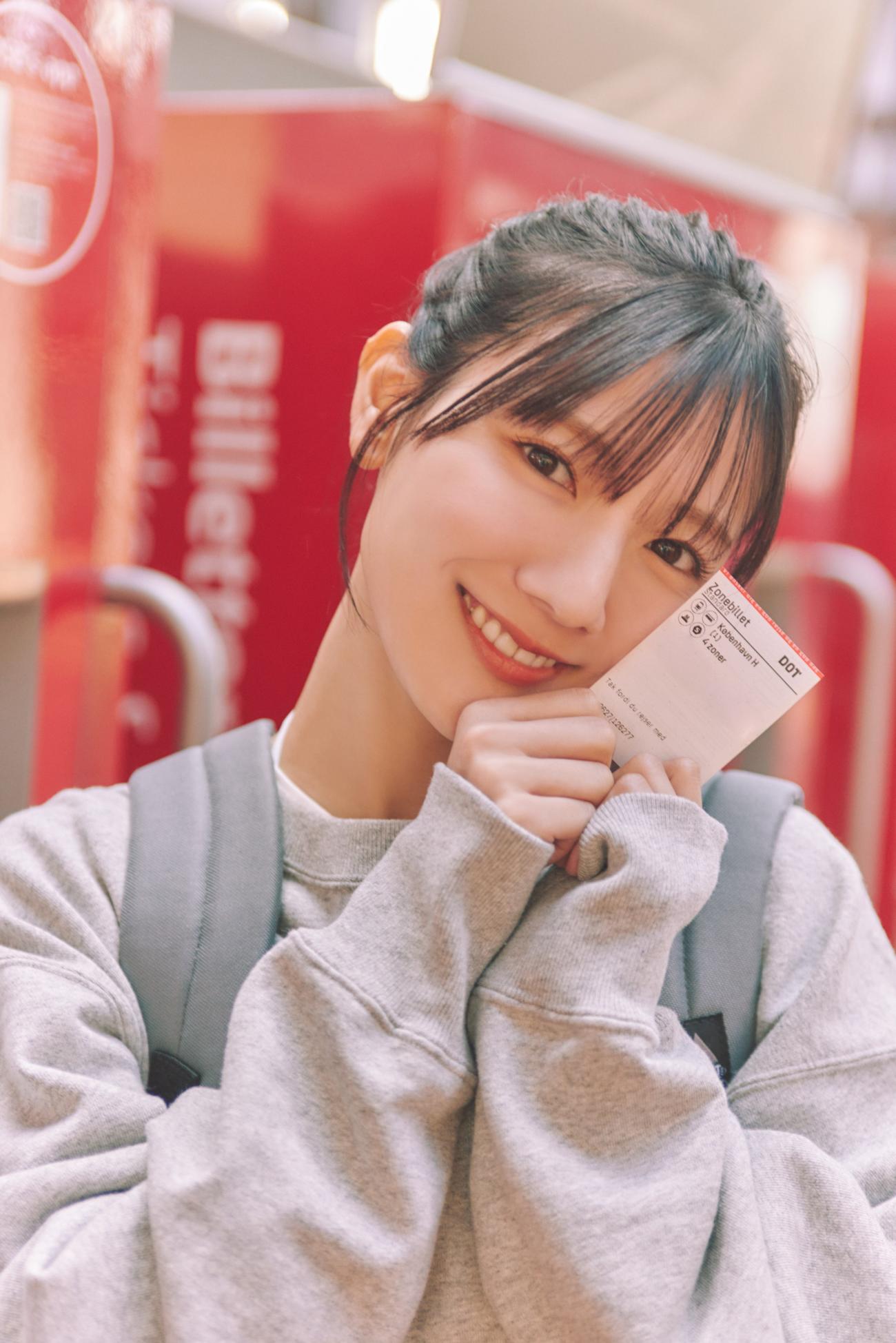 日向坂46河田陽菜セカンド写真集の先行カット　撮影／SAKAI DE JUN