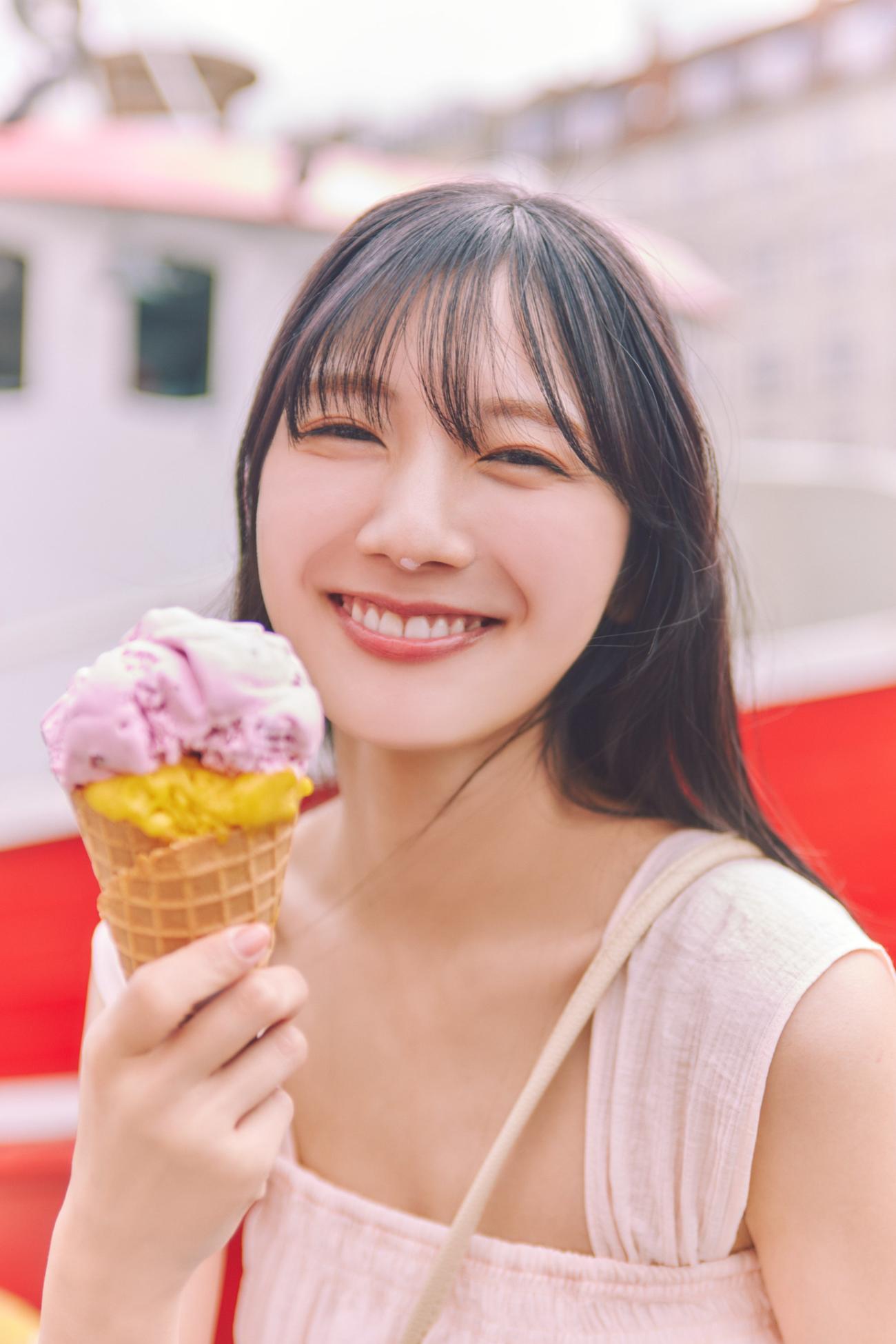 日向坂46河田陽菜セカンド写真集の先行カット　撮影／SAKAI DE JUN