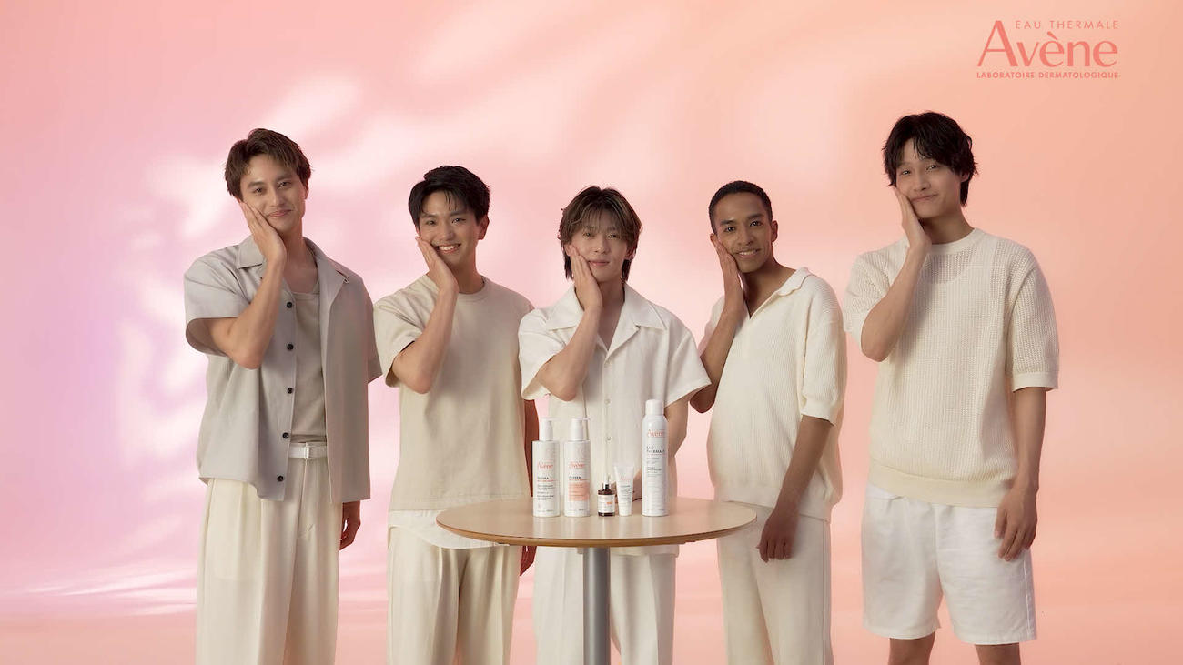 スキンケアブランド「アベンヌ」の新ウェブCMに出演するAぇ！group