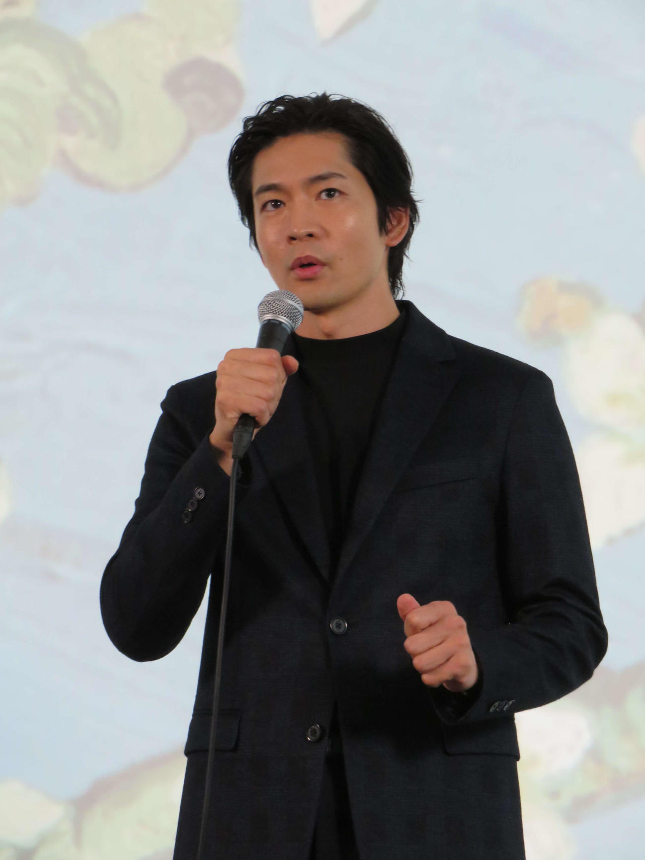 「ゴッホ展　家族がつないだ画家の夢」東京展取材会に出席した松下洸平（撮影・村上幸将）