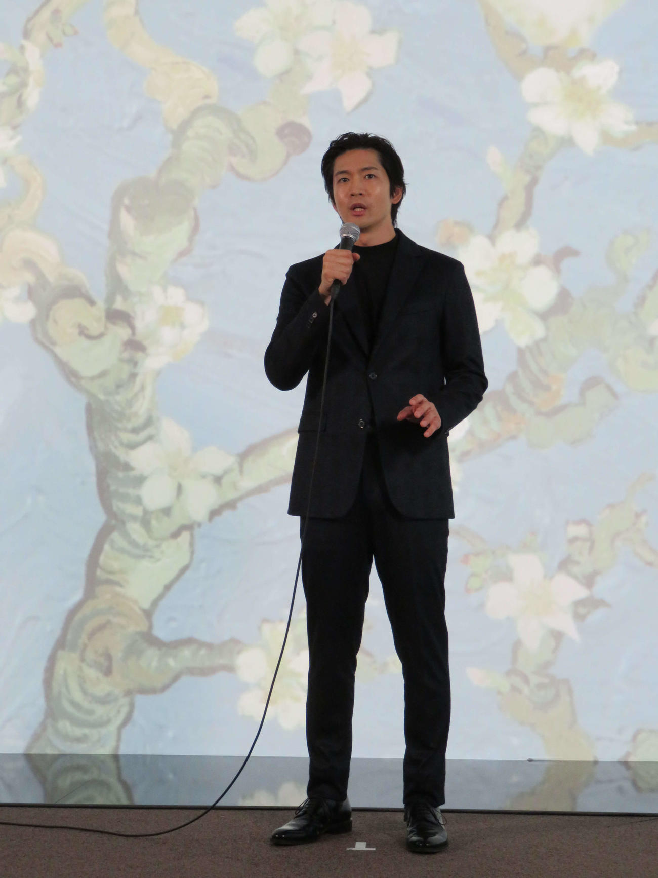 「ゴッホ展　家族がつないだ画家の夢」東京展取材会に出席した松下洸平（撮影・村上幸将）