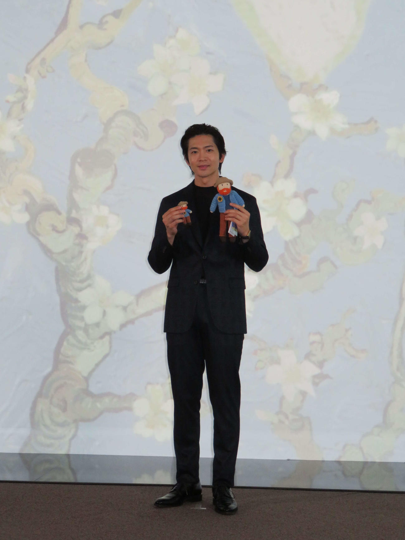 「ゴッホ展　家族がつないだ画家の夢」東京展取材会に出席した松下洸平（撮影・村上幸将）