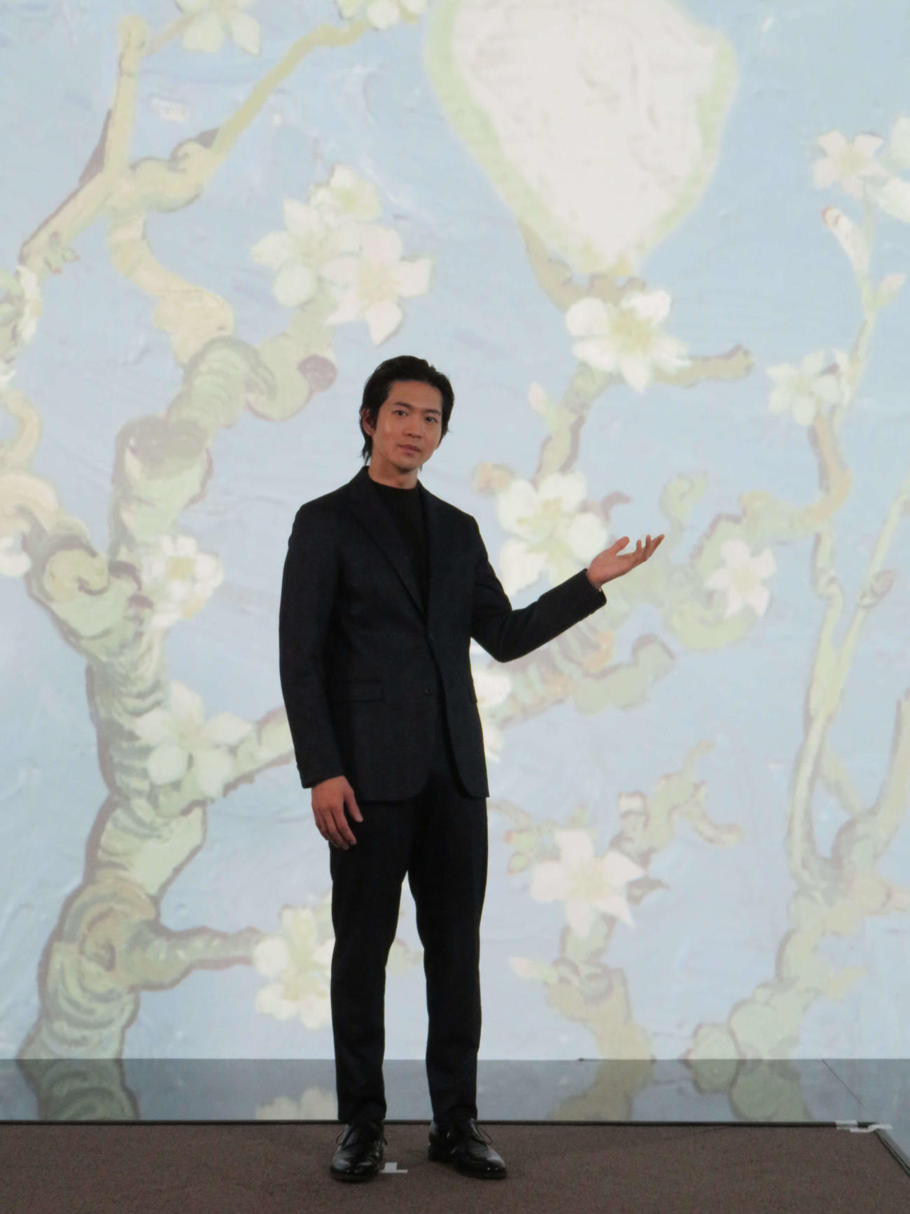 「ゴッホ展　家族がつないだ画家の夢」東京展取材会に出席した松下洸平（撮影・村上幸将）