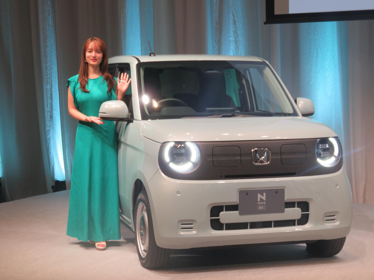 ホンダの新型軽乗用EV「N－ONE e:」谷まりあ