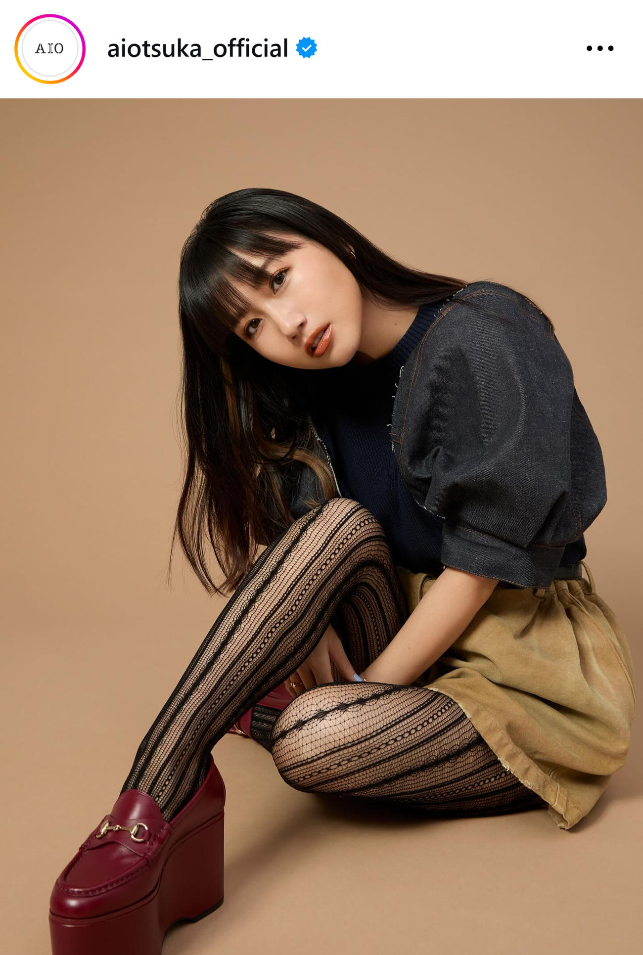 デビュー22年も変わらない女性歌手（大塚愛のインスタグラムから）