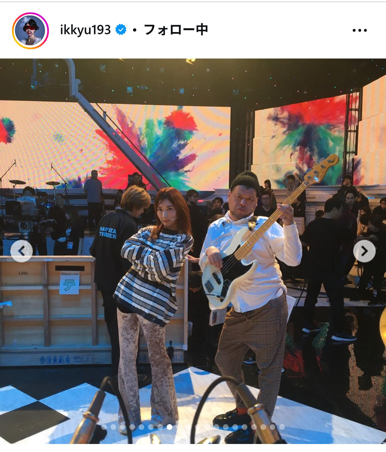 中嶋イッキュウのインスタグラムから