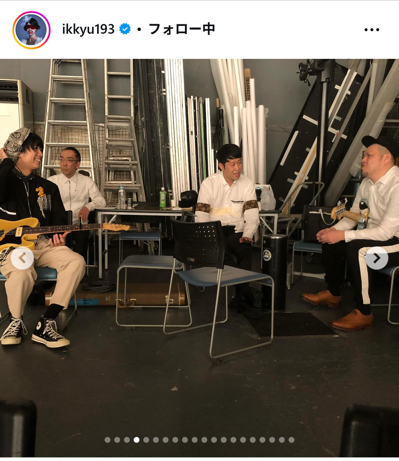 中嶋イッキュウのインスタグラムから