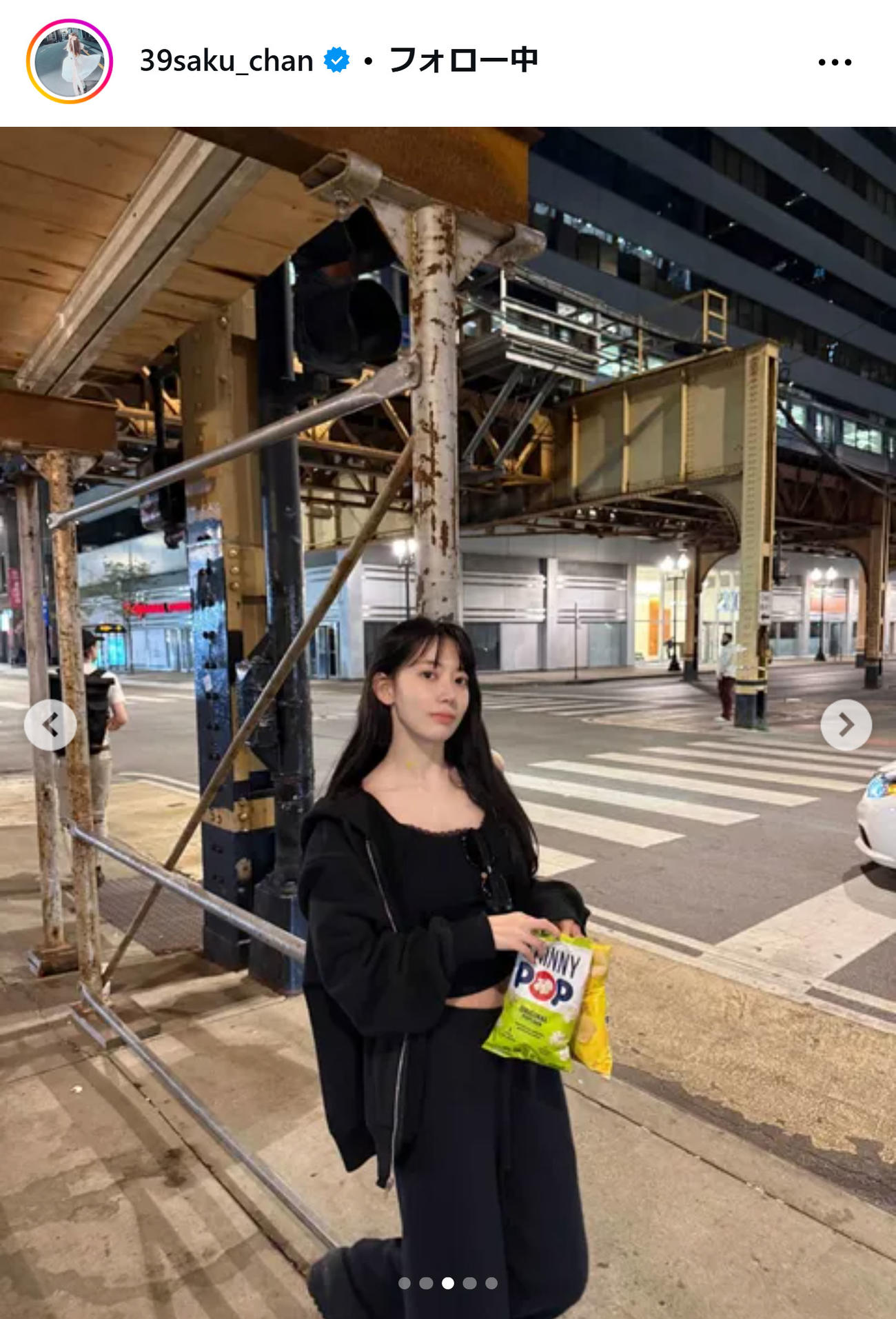 SAKURAのインスタグラムから