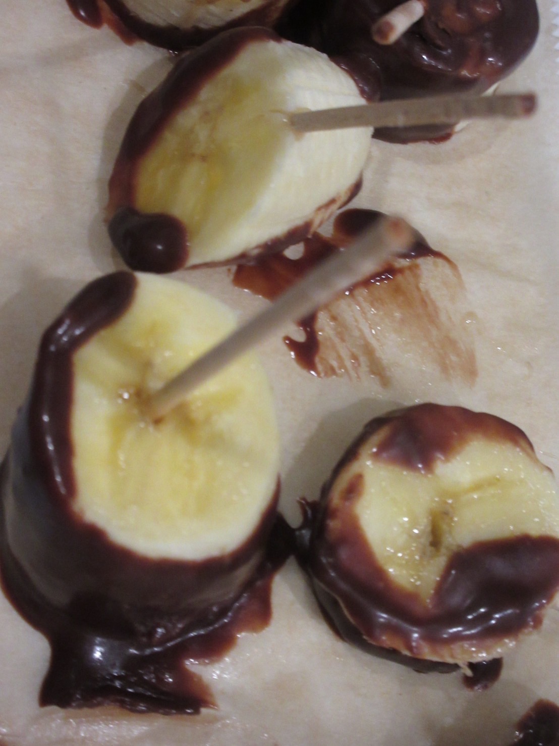 お母さんが作ってくれたバナナチョコです