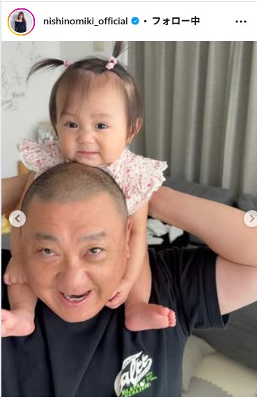 西野未姫のインスタグラムから