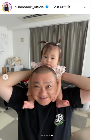 西野未姫のインスタグラムから