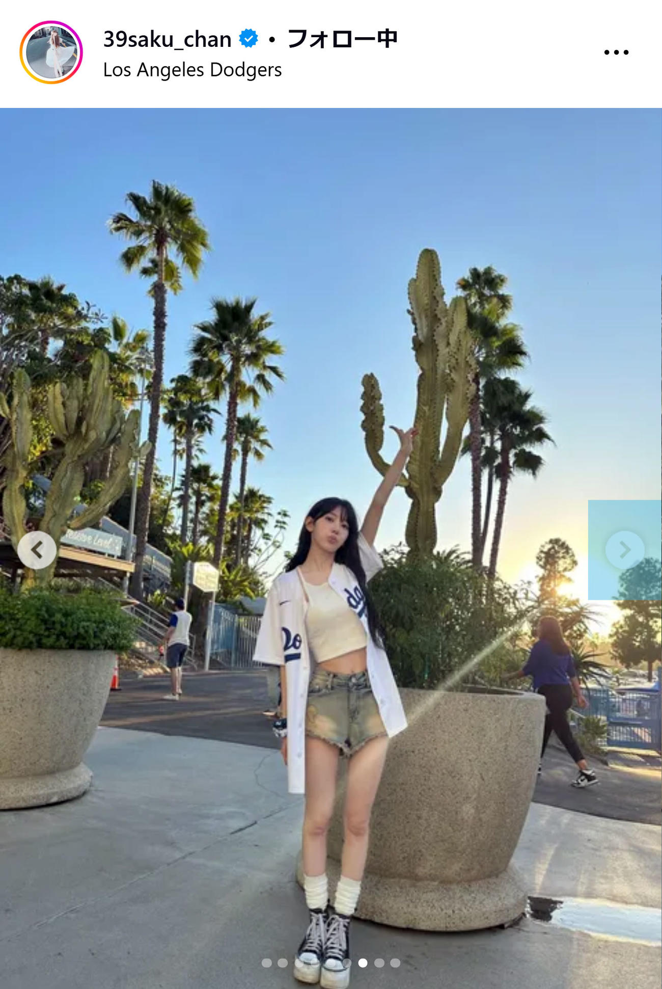 宮脇咲良のインスタグラムから
