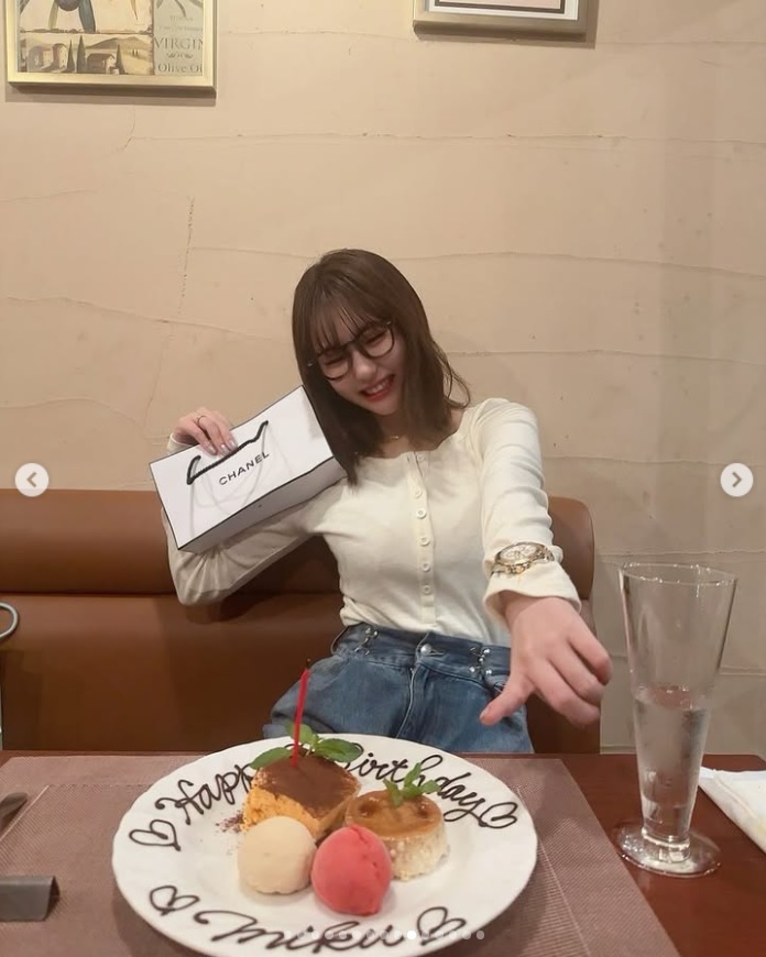 田中美久のインスタグラムから
