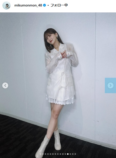 田中美久のインスタグラムから
