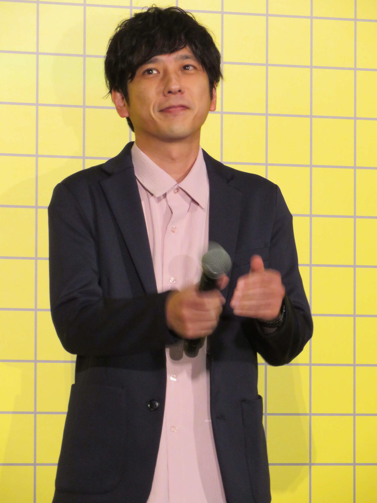 映画「8番出口」大ヒット御礼舞台あいさつに登壇した二宮和也（撮影・村上幸将）