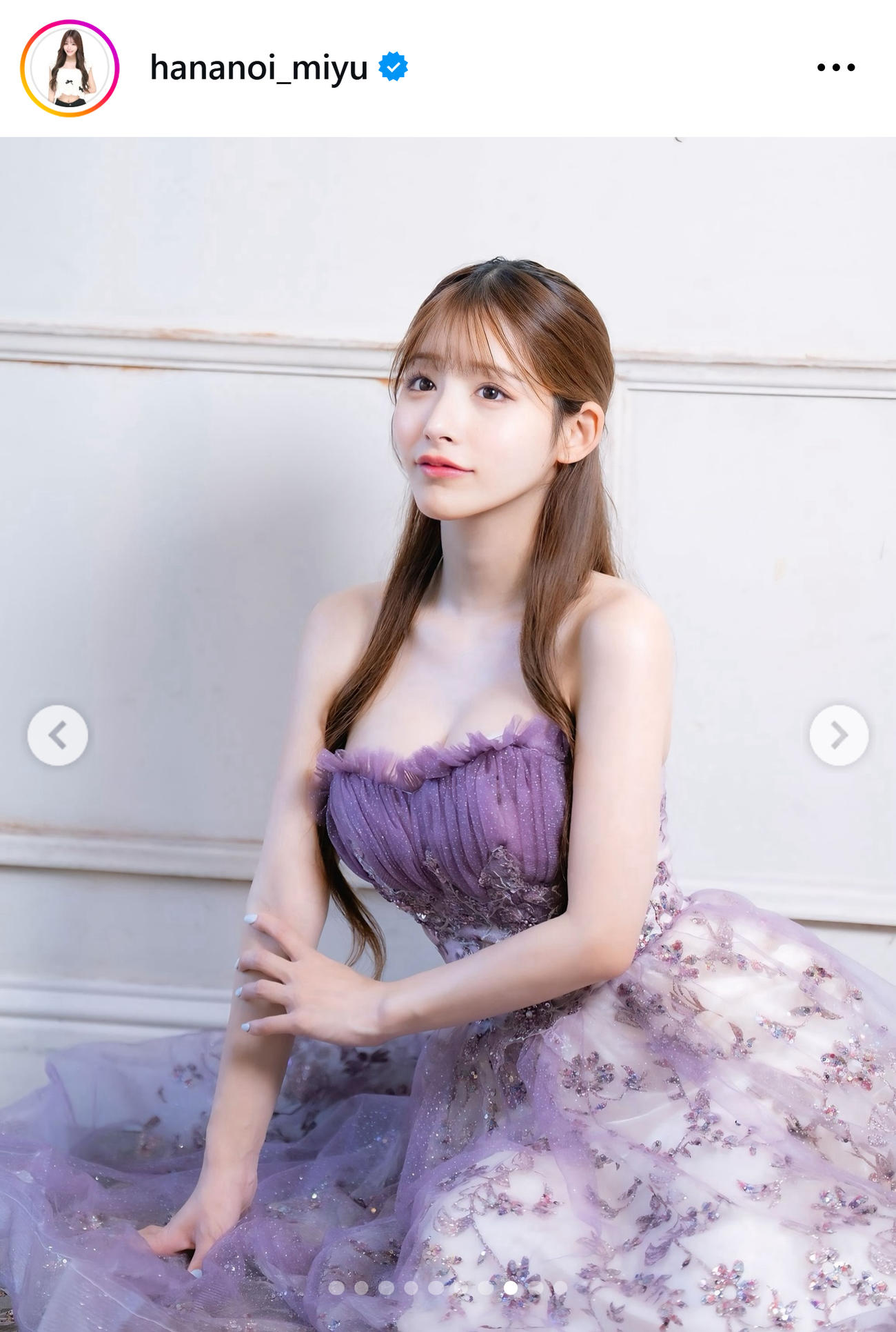 花乃衣美優のインスタグラムから