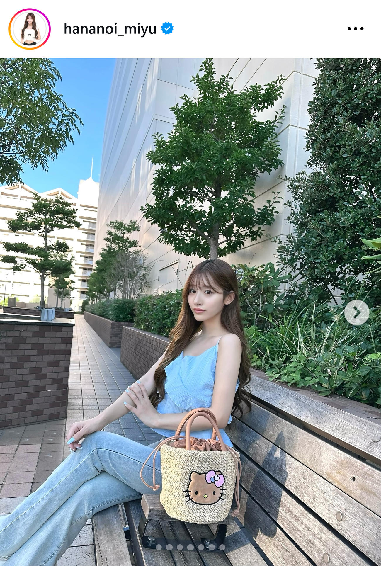 花乃衣美優のインスタグラムから