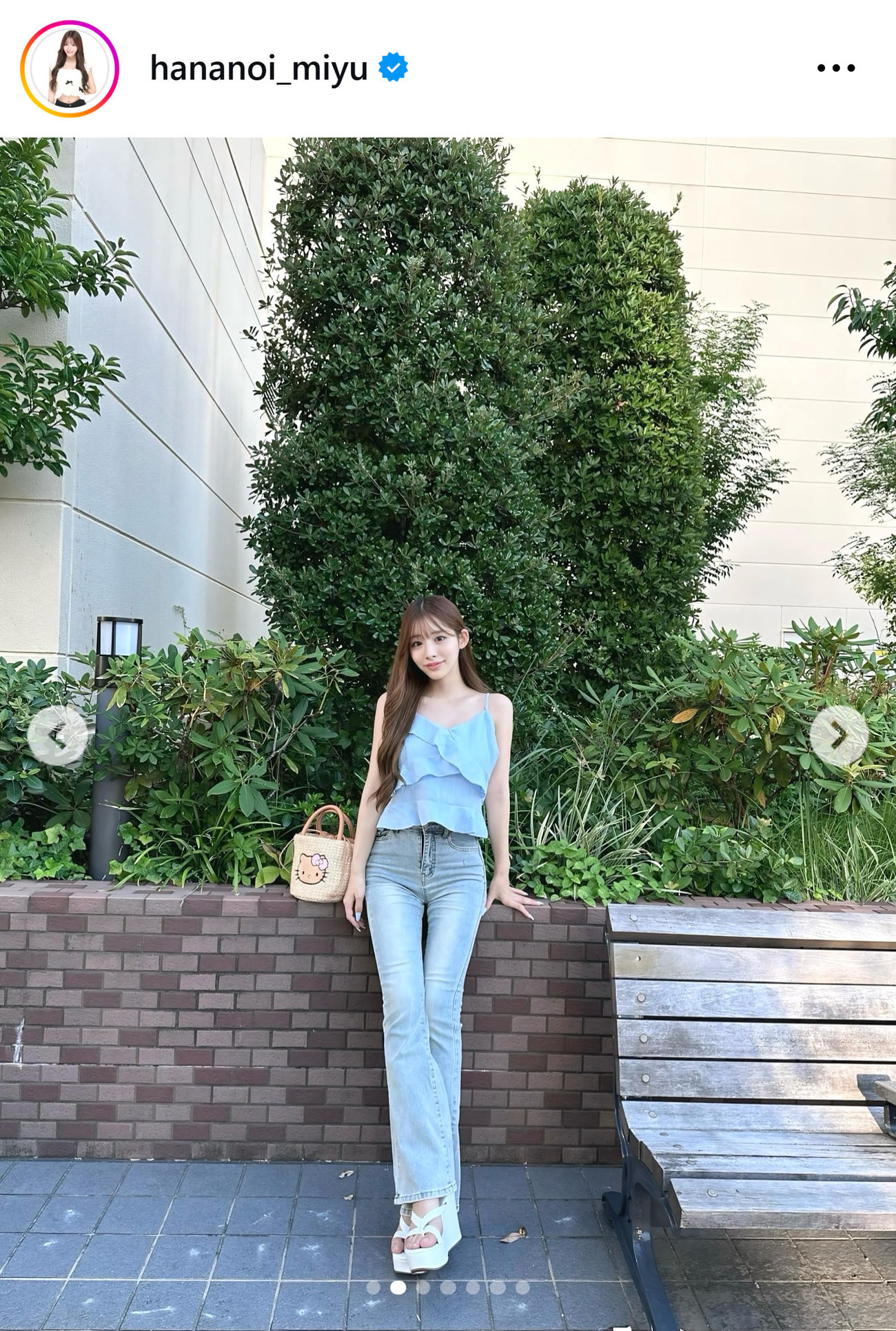 花乃衣美優のインスタグラムから
