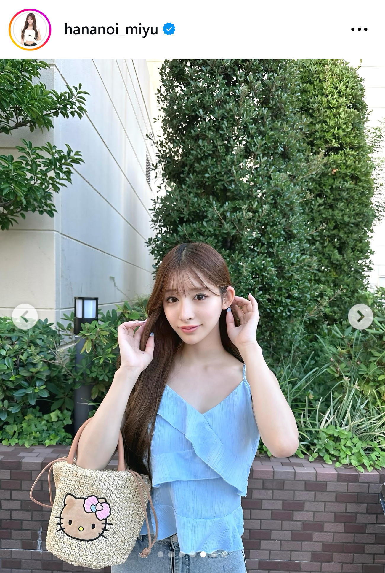 花乃衣美優のインスタグラムから