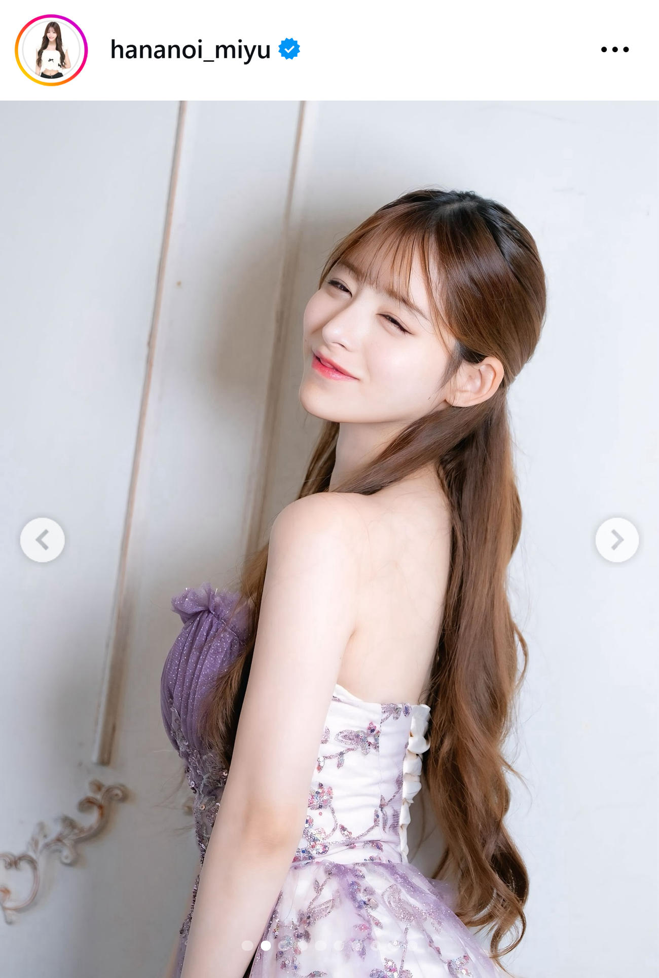花乃衣美優のインスタグラムから