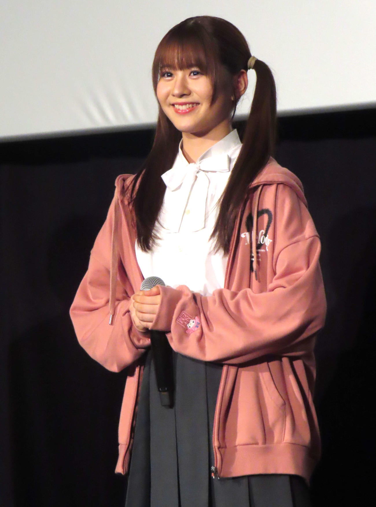 映画「LIBERTY DANCE」公開記念舞台あいさつに登壇した蒼井りるあ