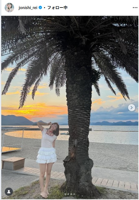 上西怜のインスタグラムから
