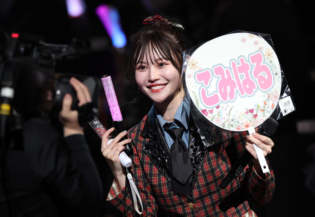 込山榛香（2024年3月17日撮影）