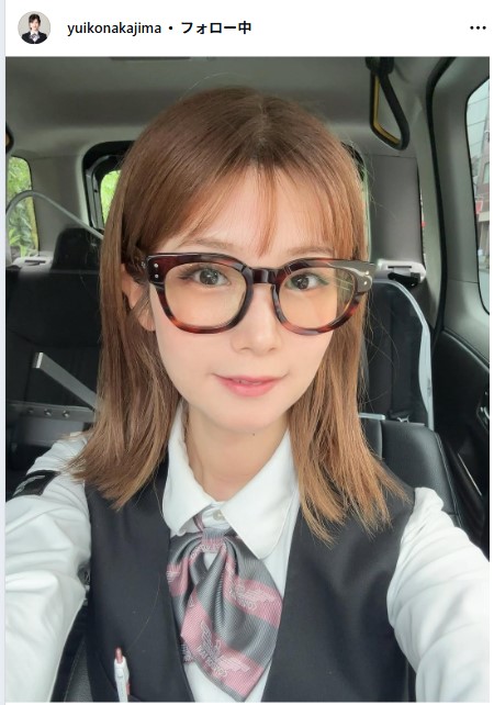 中島由依子のインスタグラムから
