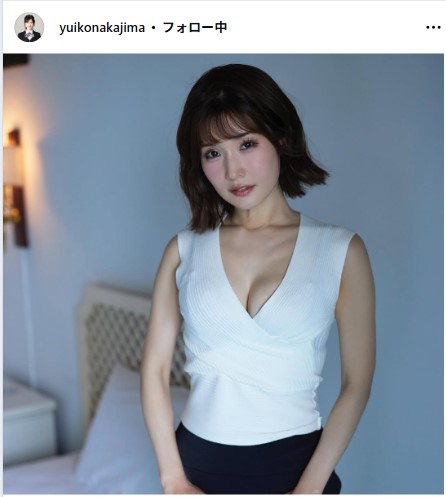 中島由依子のインスタグラムから