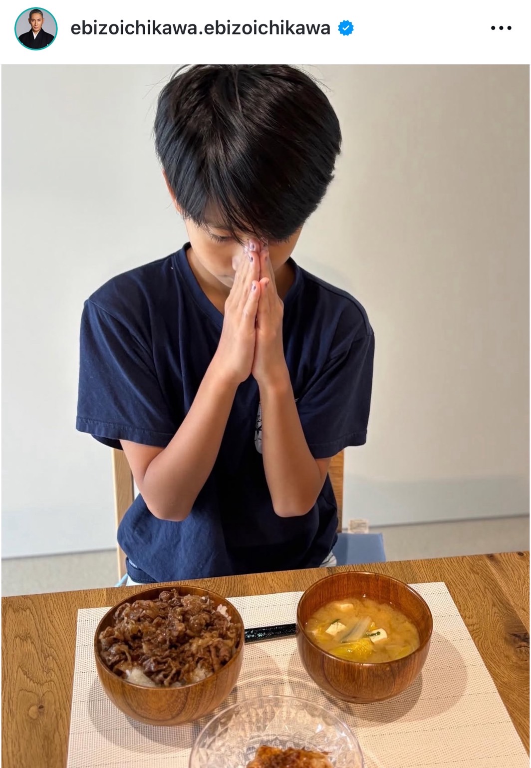市川團十郎のインスタグラムから