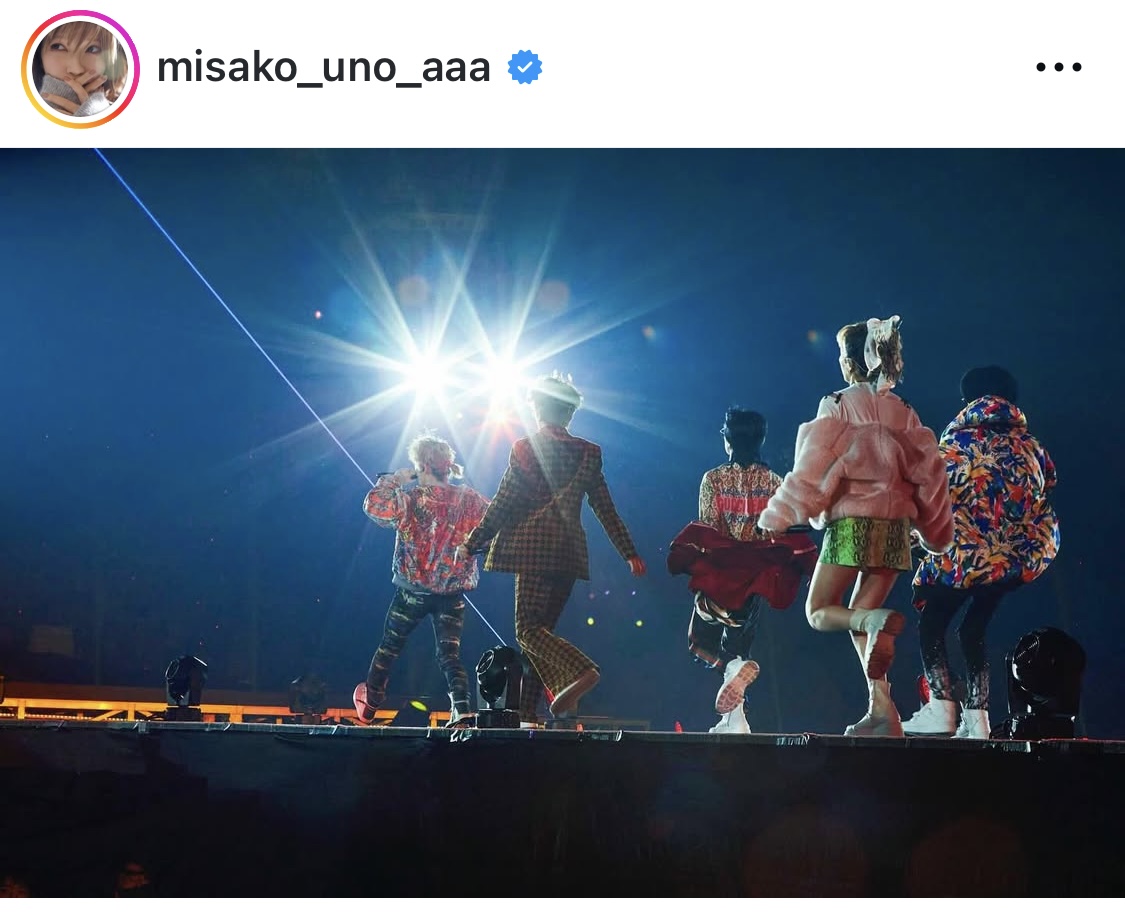 宇野実彩子インスタグラムから