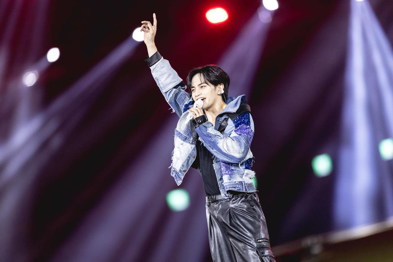 台北ドームでライブイベント「SINGDOME Music Radio」に出演した中島健人
