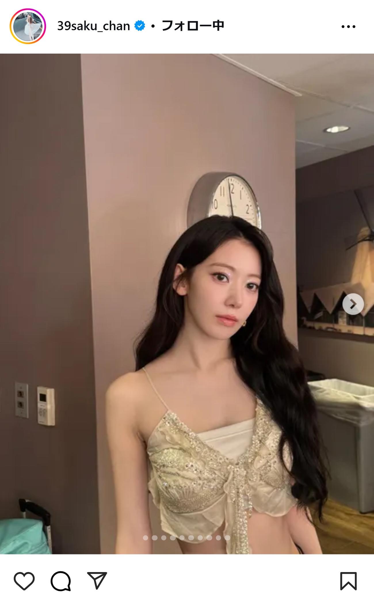 宮脇咲良のインスタグラムから