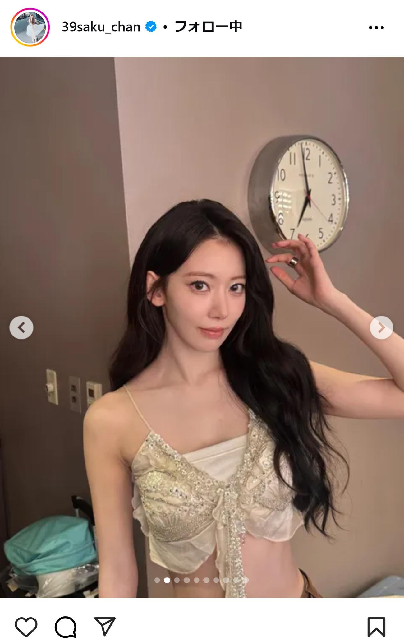 宮脇咲良のインスタグラムから