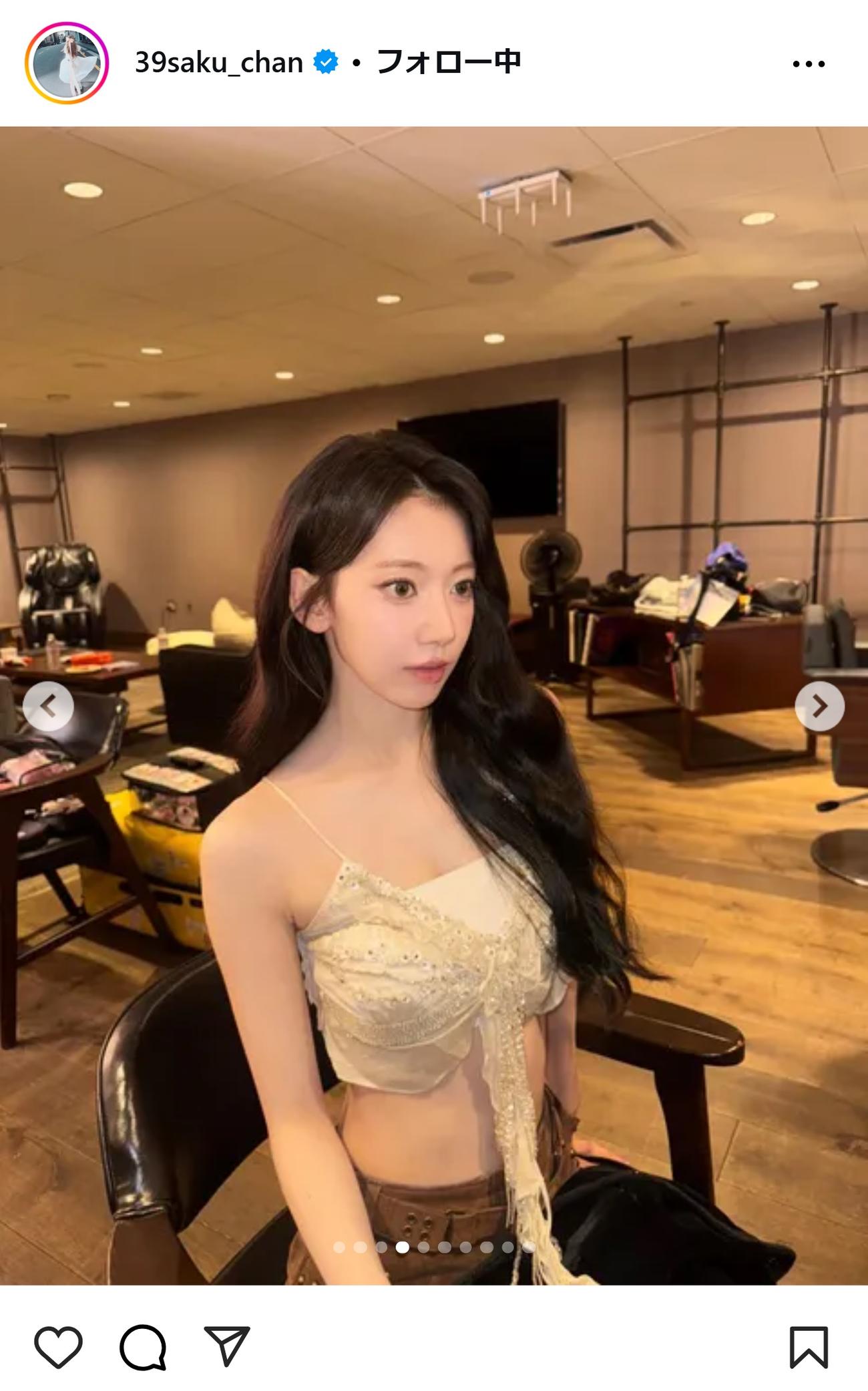 宮脇咲良のインスタグラムから