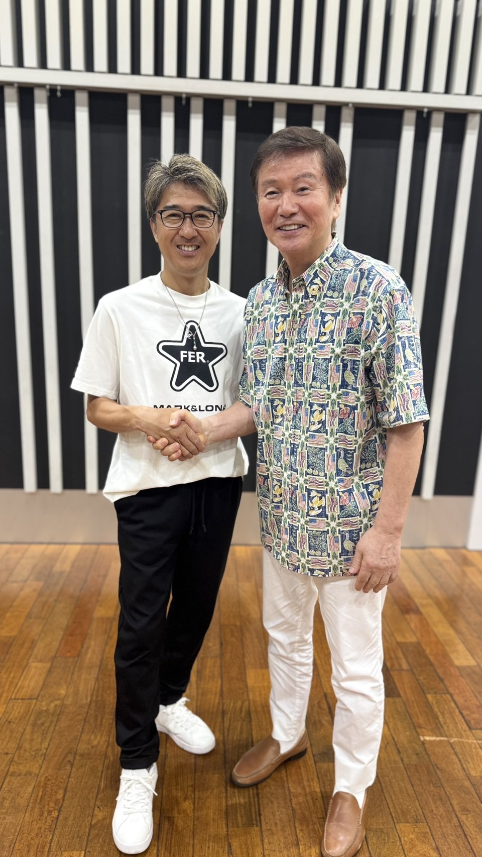 池森秀一（左）と森田健作