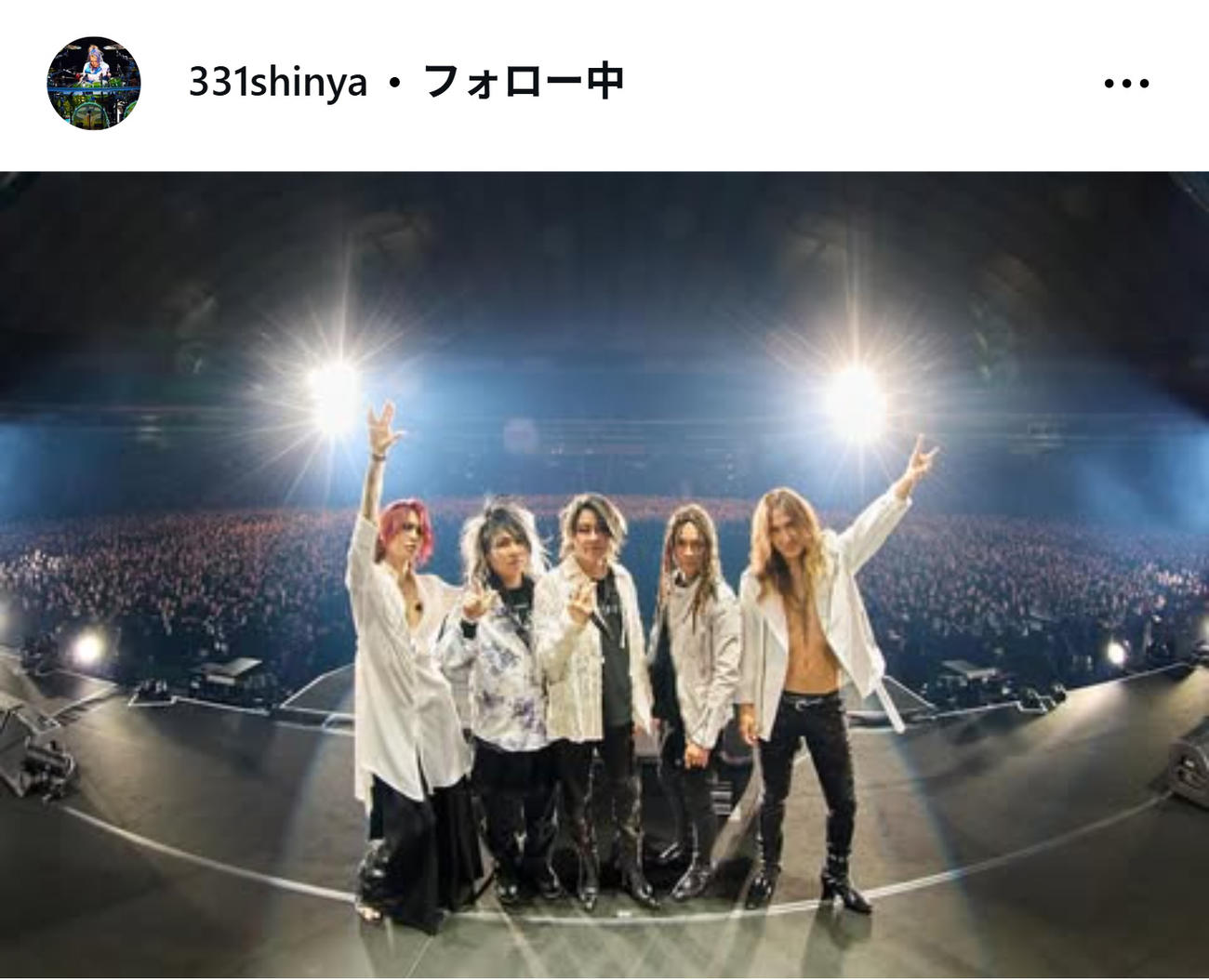 真矢のインスタグラムから