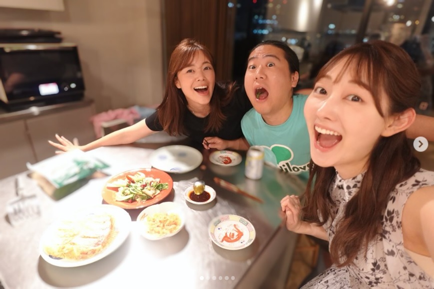 森山みなみアナのインスタグラムから