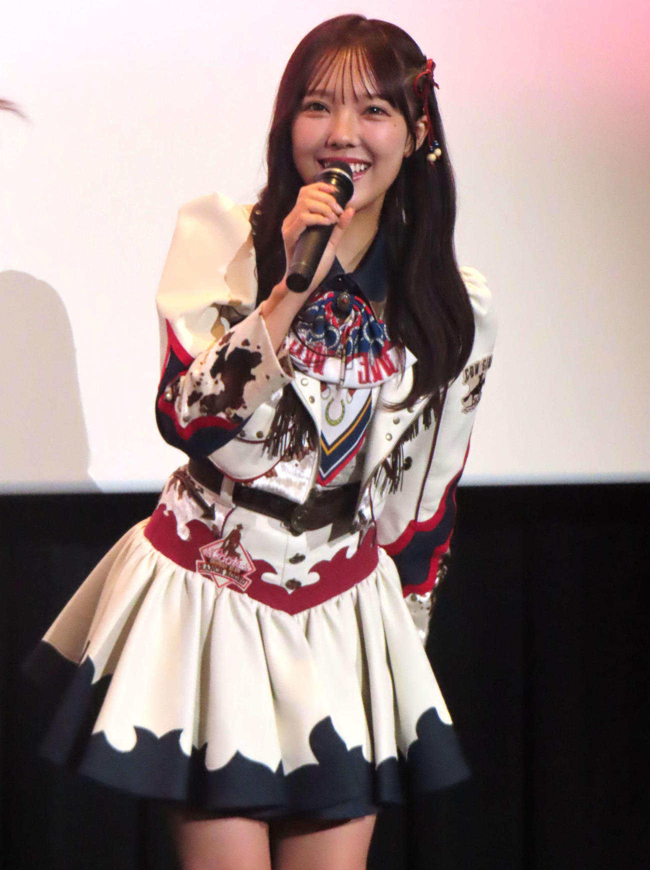 映画「≠ME THE MOVIE」大ヒット御礼舞台あいさつに登壇した≠ME落合希来里