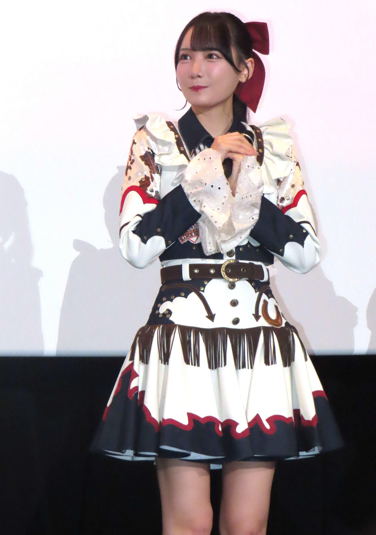 映画「≠ME THE MOVIE」大ヒット御礼舞台あいさつに登壇した≠ME鈴木瞳美