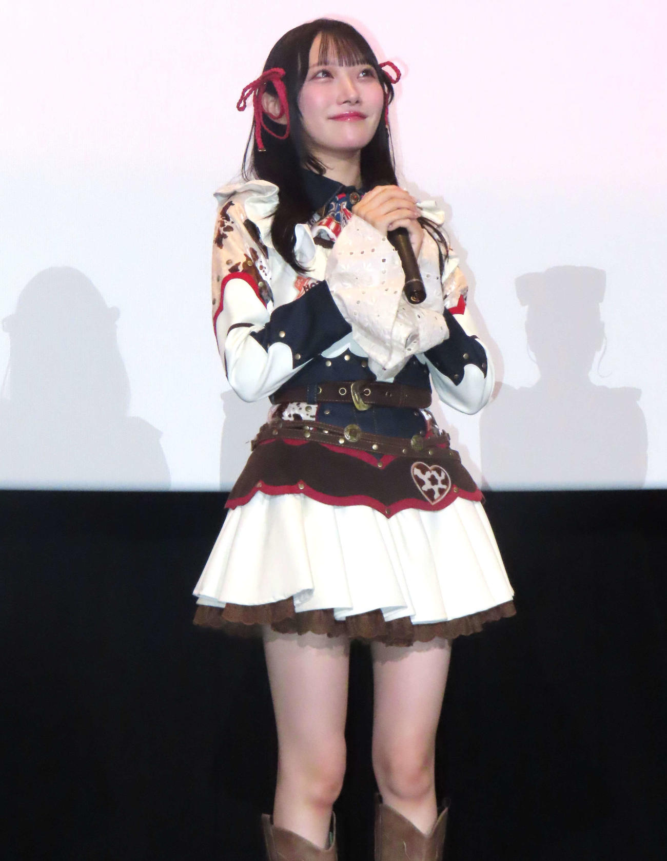 映画「≠ME THE MOVIE」大ヒット御礼舞台あいさつに登壇した≠ME本田珠由記