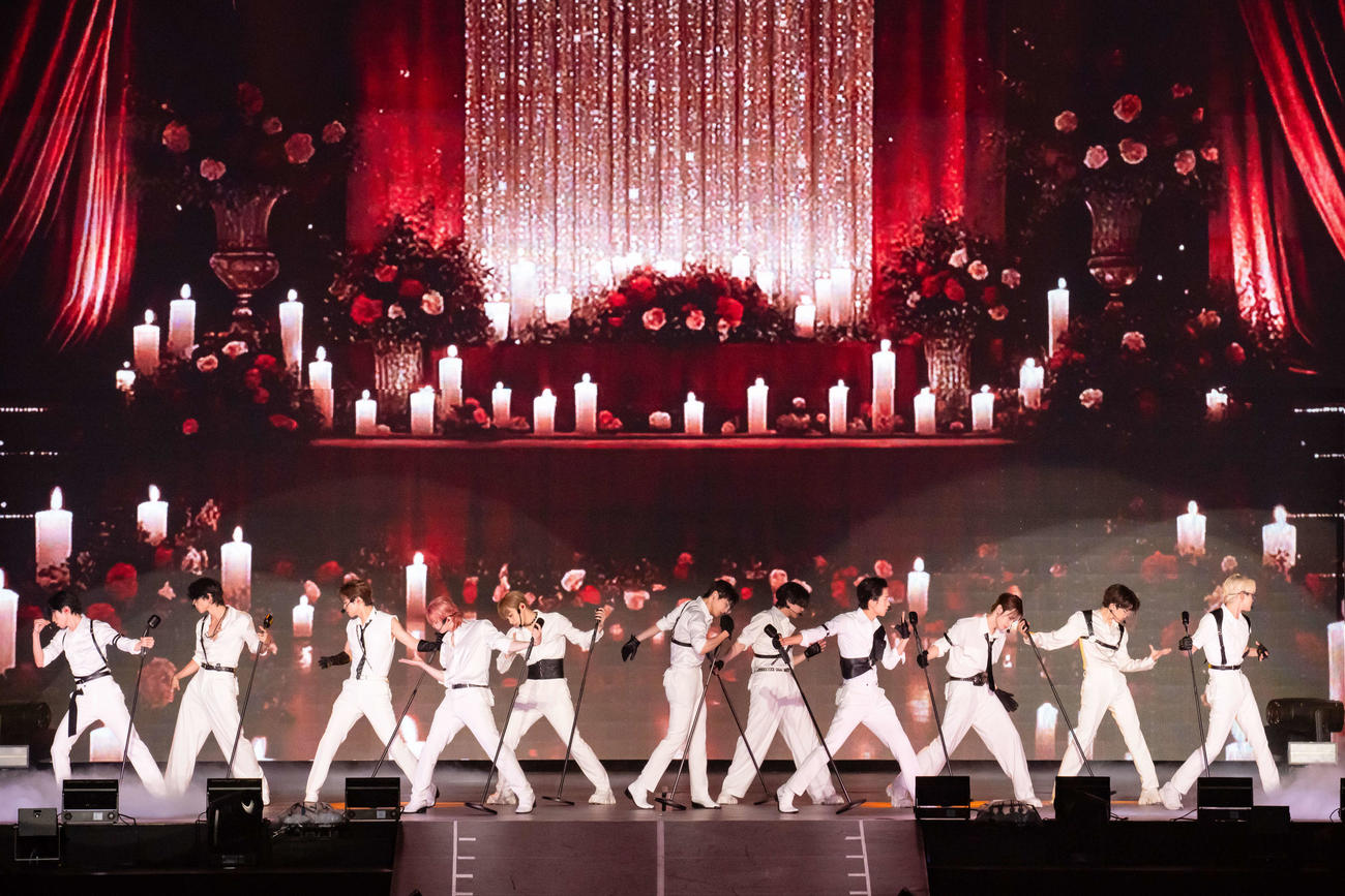全国ツアーの最終公演を行ったINI（（C）LAPONE ENTERTAINMENT　田中聖太郎写真事務所撮影）