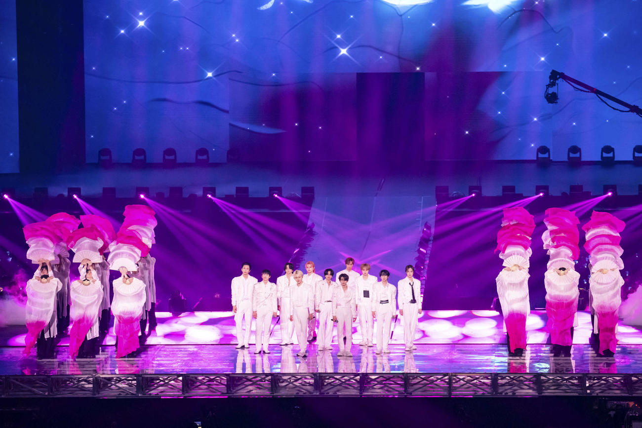 全国ツアーの最終公演を行ったINI（（C）LAPONE ENTERTAINMENT　田中聖太郎写真事務所撮影）
