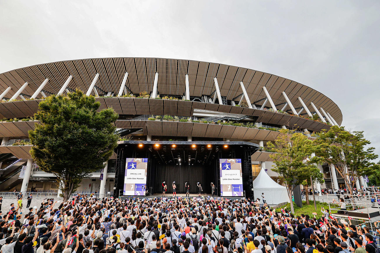 Little Glee Monsterの「TOKYO FORWARD 2025 for世界陸上」スペシャルライブ会場の様子