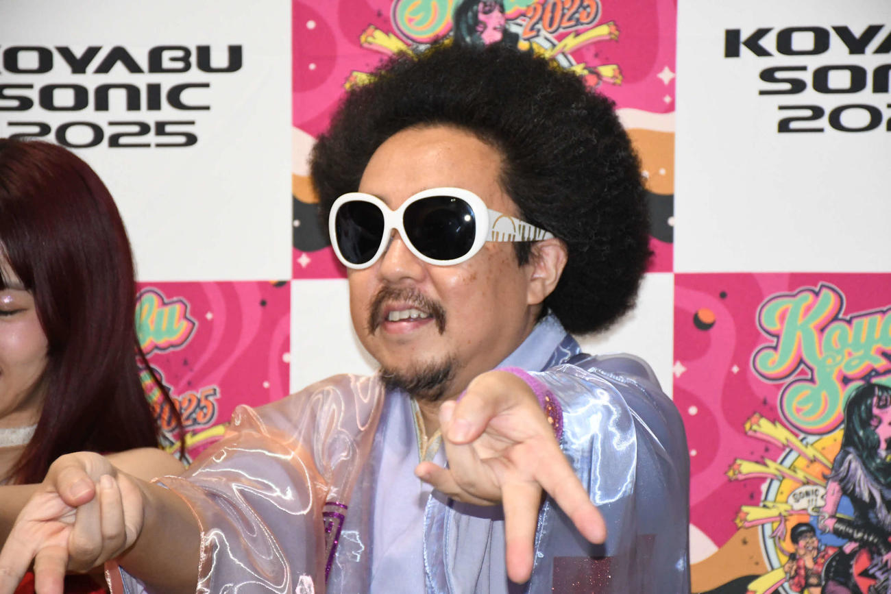 「KOYABU SONIC2025」に出演したレキシ（撮影・阪口孝志）