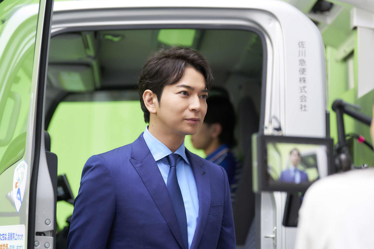 佐川急便株式会社の新テレビCMに出演する松本潤