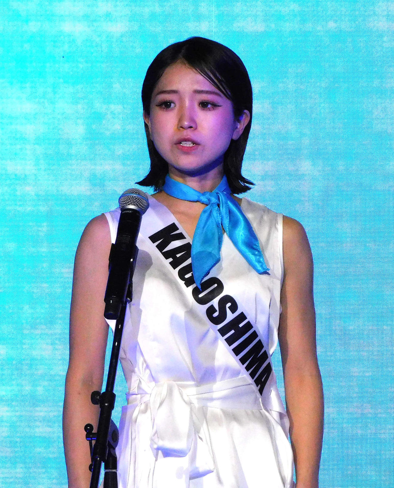 ミスユニバーシティ鹿児島代表の平江花音さん