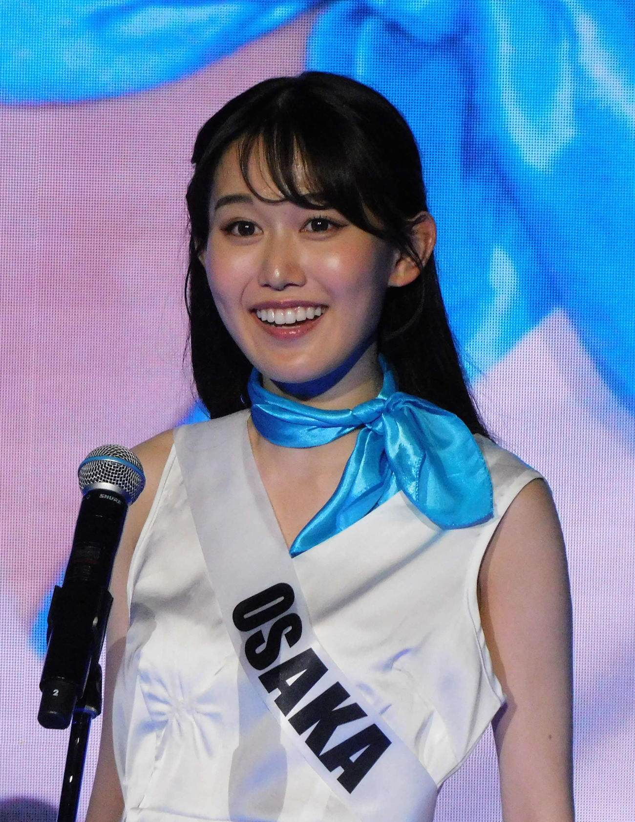 ミスユニバーシティ大阪代表の能浦奈々さん